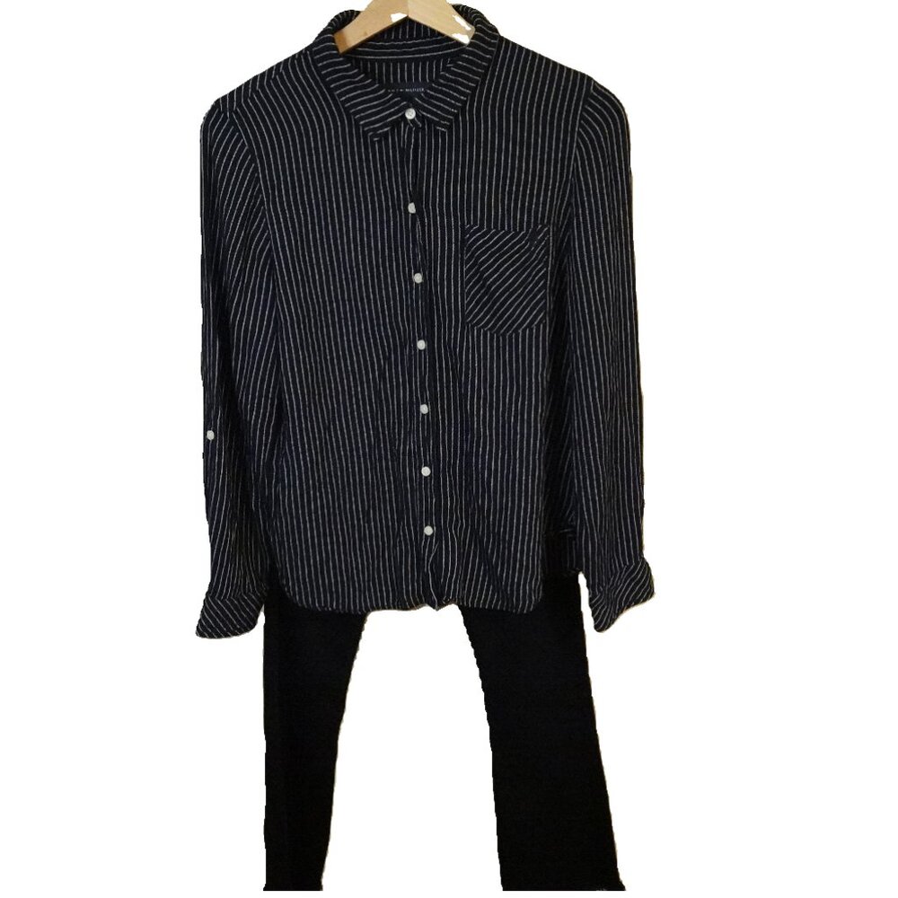 Tommy Hilfiger Size Medium Striped Blouse